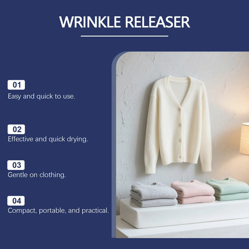 Wrinkle Release Spray – No Iron Clothing Fix (Instant Smooth Clothes)