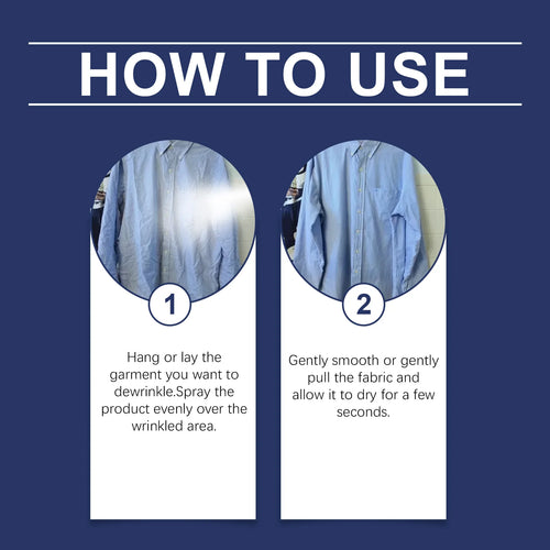 Wrinkle Release Spray – No Iron Clothing Fix (Instant Smooth Clothes)