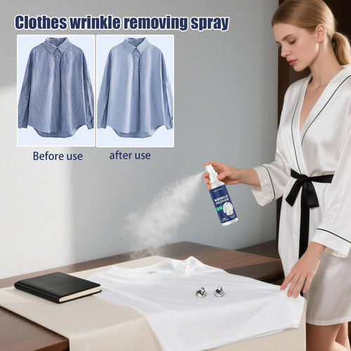 Wrinkle Release Spray – No Iron Clothing Fix (Instant Smooth Clothes)
